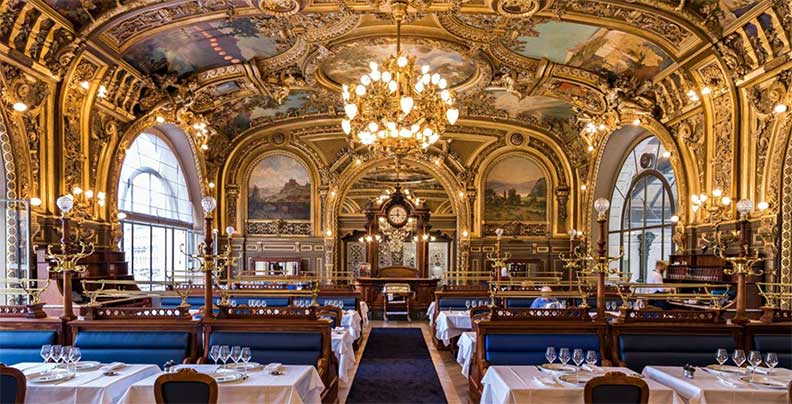What it's really like to dine at the legendary Paris restaurant Le Train  Bleu - The Earful Tower